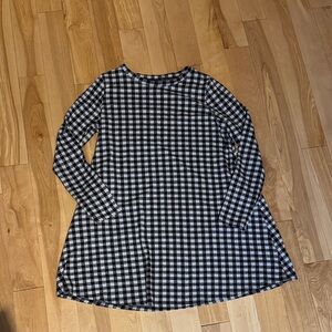 Black and White Checkered Dress